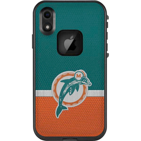 NFL Miami Dolphins Vintage LifeProof Fre iPhone Skin