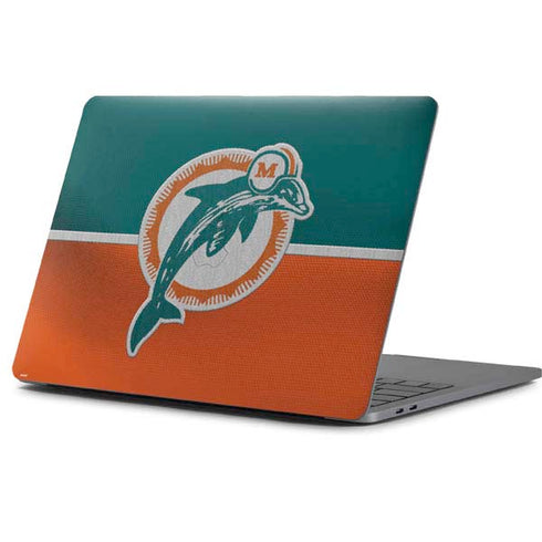 NFL Miami Dolphins Vintage Apple MacBook Pro 13-inch Skin