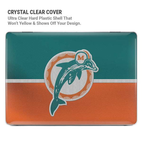 NFL Miami Dolphins Vintage MacBook Pro 16in (2021-25) Case plus Skin