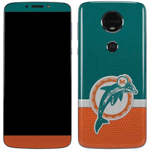 NFL Miami Dolphins Vintage Moto E5 Plus Skin