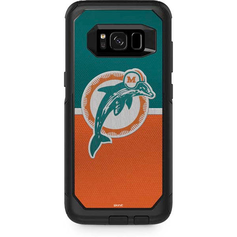 NFL Miami Dolphins Vintage Otterbox Commuter Galaxy Skin