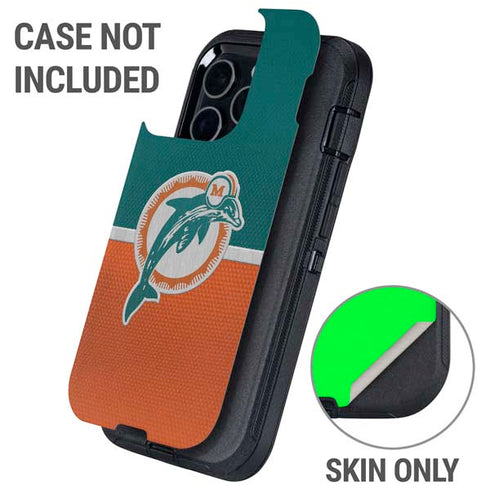 NFL Miami Dolphins Vintage Otterbox Defender iPhone Skin