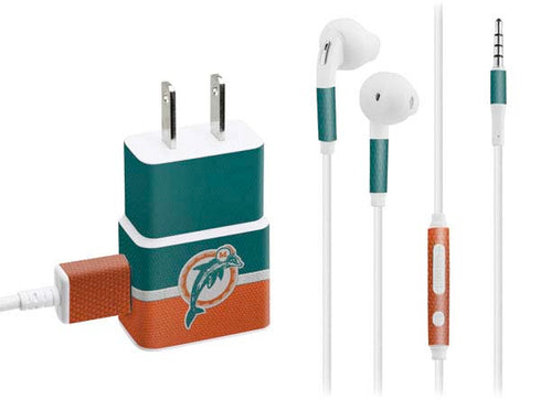 NFL Miami Dolphins Vintage Phone Charger Skin