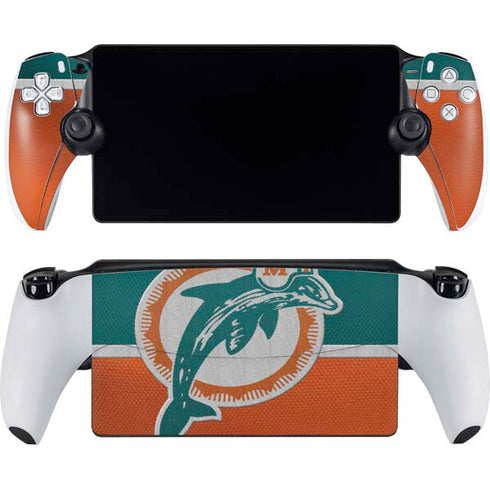 NFL Miami Dolphins Vintage PlayStation Portal Remote Player Skin