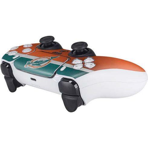 NFL Miami Dolphins Vintage PS5 Controller Skin