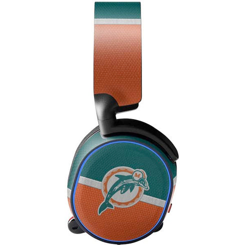 NFL Miami Dolphins Vintage SteelSeries Arctis 3 Skin