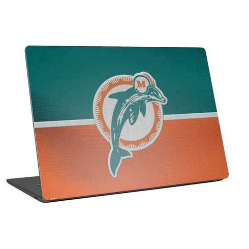NFL Miami Dolphins Vintage Universal Laptop 12in (9.8 x 6.8in) Skin