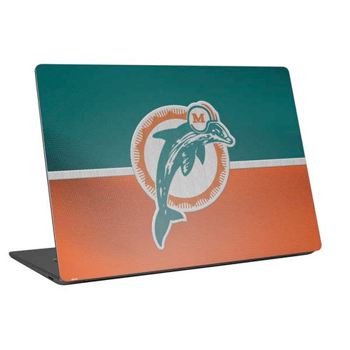 NFL Miami Dolphins Vintage Universal Laptop 14in (11.4 x 8.2in) Skin