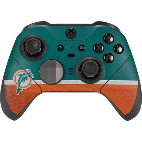 NFL Miami Dolphins Vintage Xbox Elite Wireless Controller Series 2 Skin