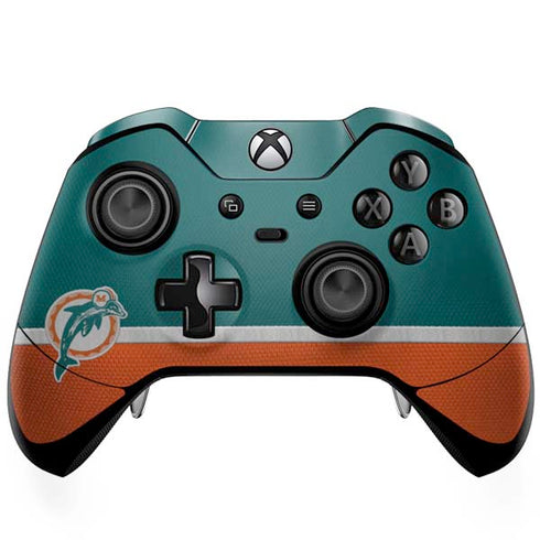 NFL Miami Dolphins Vintage Xbox One Elite Controller Skin