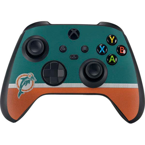 NFL Miami Dolphins Vintage Xbox Series X Controller Skin