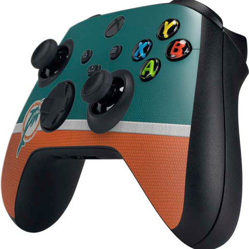 NFL Miami Dolphins Vintage Xbox Series X Controller Skin