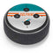 NFL Miami Dolphins White Striped Amazon Echo Dot Skin