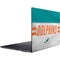 NFL Miami Dolphins White Striped Ativ Book 9 (15.6in 2014) Skin