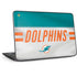 NFL Miami Dolphins White Striped HP Chromebook Skin
