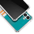 NFL Miami Dolphins White Striped Galaxy A13 5G Clear Case
