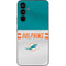 NFL Miami Dolphins White Striped Galaxy A54 5G Skin