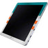 NFL Miami Dolphins White Striped Galaxy Book 12in Skin