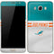 NFL Miami Dolphins White Striped Galaxy J7 Skin