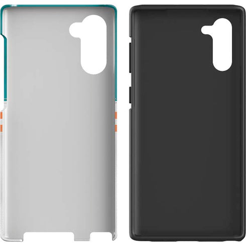 NFL Miami Dolphins White Striped Galaxy Note 10 Pro Case