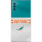 NFL Miami Dolphins White Striped Galaxy Note 10 Skin
