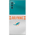 NFL Miami Dolphins White Striped Galaxy Note 10 Skin