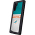 NFL Miami Dolphins White Striped Galaxy Note 10 Waterproof Case