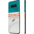 NFL Miami Dolphins White Striped Galaxy Note 8 Skin