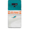 NFL Miami Dolphins White Striped Galaxy Note 9 Skin