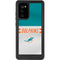 NFL Miami Dolphins White Striped Galaxy Note20 5G Waterproof Case