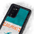 NFL Miami Dolphins White Striped Galaxy Note20 5G Waterproof Case