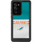NFL Miami Dolphins White Striped Galaxy Note20 Ultra 5G Waterproof Case