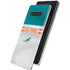 NFL Miami Dolphins White Striped Galaxy S10 Plus Skin