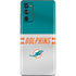 NFL Miami Dolphins White Striped Galaxy S20 Fan Edition Skin