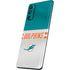 NFL Miami Dolphins White Striped Galaxy S20 Fan Edition Skin