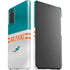 NFL Miami Dolphins White Striped Galaxy S20 Lite Case
