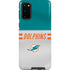 NFL Miami Dolphins White Striped Galaxy S20 Pro Case