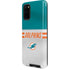NFL Miami Dolphins White Striped Galaxy S20 Pro Case