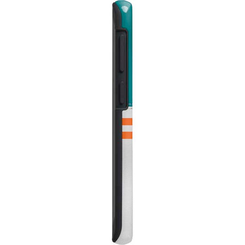NFL Miami Dolphins White Striped Galaxy S20 Pro Case