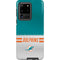 NFL Miami Dolphins White Striped Galaxy S20 Ultra 5G Pro Case