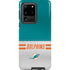 NFL Miami Dolphins White Striped Galaxy S20 Ultra 5G Pro Case