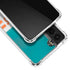 NFL Miami Dolphins White Striped Galaxy S21 5G Clear Case