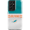 NFL Miami Dolphins White Striped Galaxy S21 Ultra 5G Pro Case
