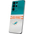 NFL Miami Dolphins White Striped Galaxy S21 Ultra 5G Skin