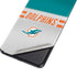 NFL Miami Dolphins White Striped Galaxy S21 Ultra 5G Skin