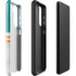 NFL Miami Dolphins White Striped Galaxy S22 Plus Pro Case