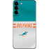 NFL Miami Dolphins White Striped Galaxy S22 Plus Skin