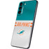 NFL Miami Dolphins White Striped Galaxy S22 Plus Skin