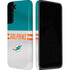 NFL Miami Dolphins White Striped Galaxy S22 Pro Case