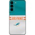 NFL Miami Dolphins White Striped Galaxy S22 Skin